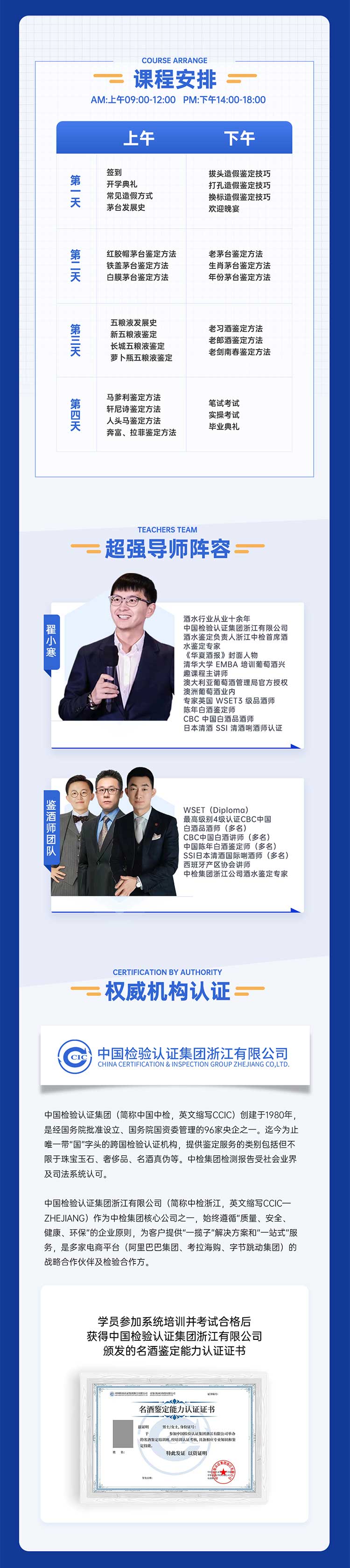 名酒課程