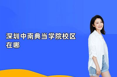 深圳中南典當(dāng)學(xué)院校區(qū)在哪